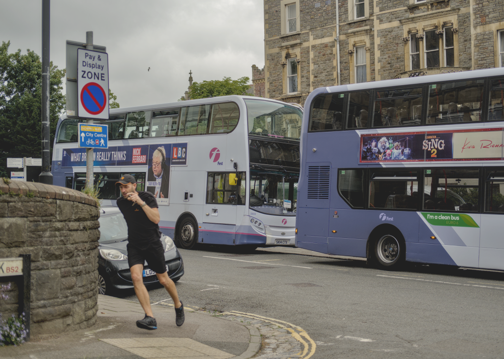 It's the backend of a bus! photobook